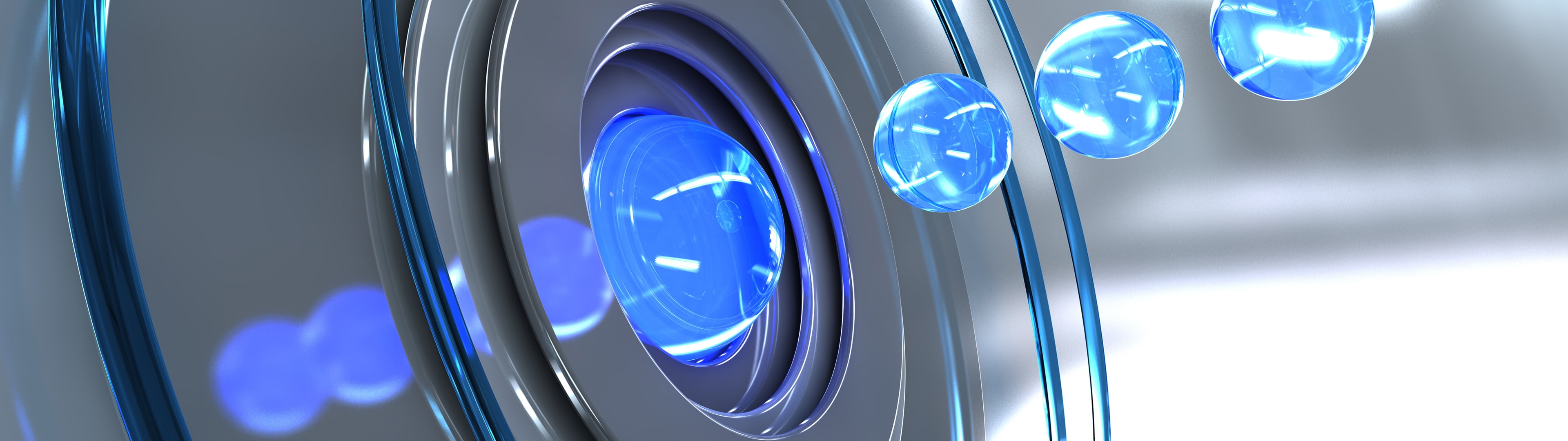 CG dual monitor multi screen sphere blue panoramic widescreen dualmonitor dualscreen 2k 4k