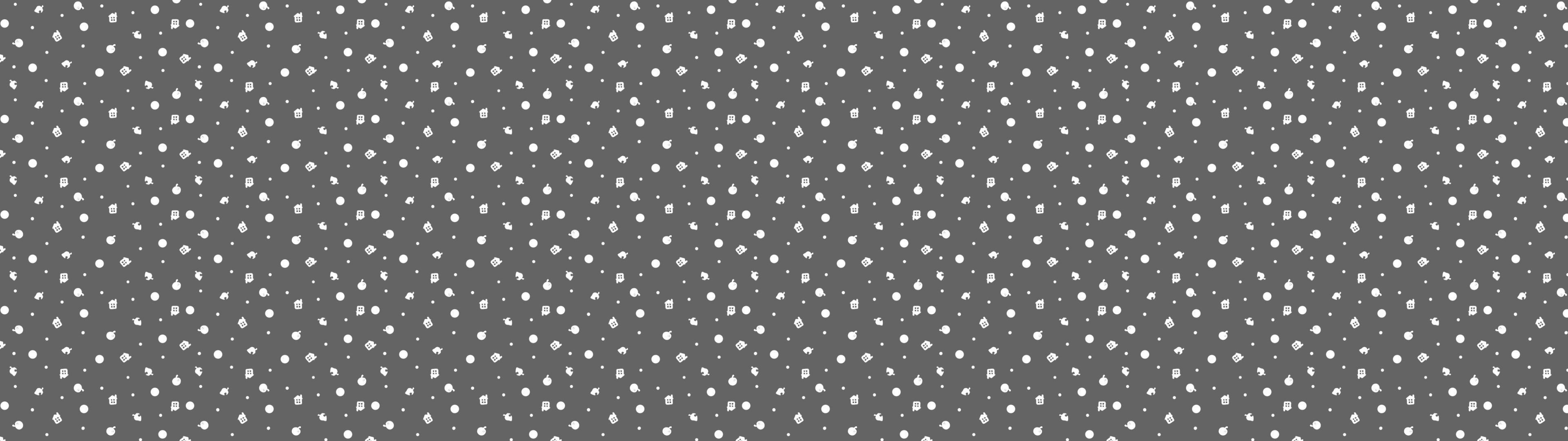 animal crossing new leaf pattern logo minimalism gray dual monitors widescreen dualmonitor dualscreen 2k 4k