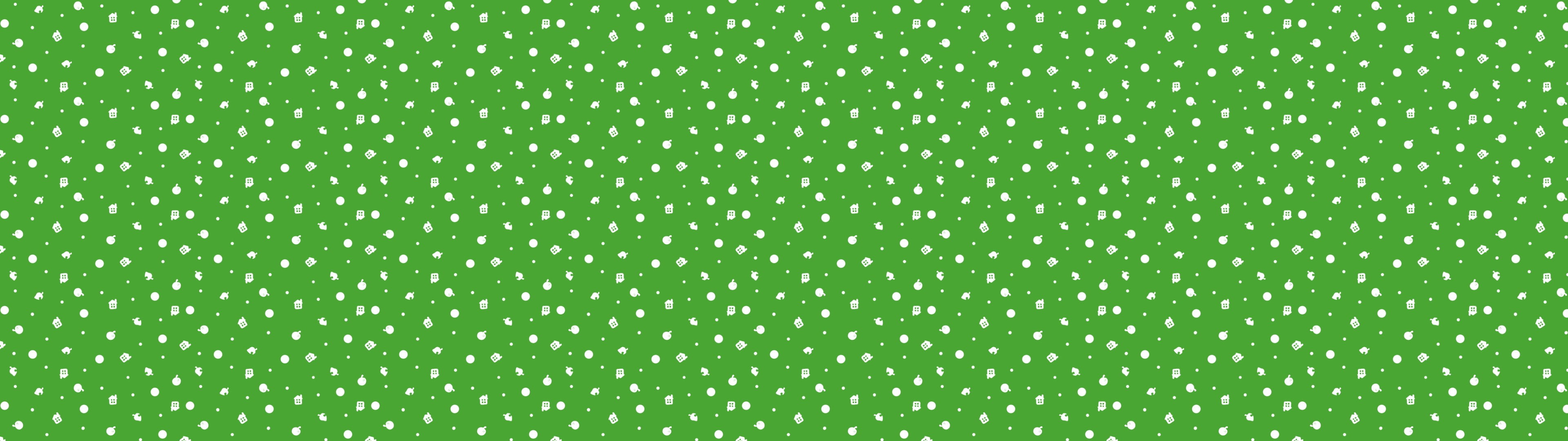 animal crossing new leaf pattern logo minimalism green dual monitors widescreen dualmonitor dualscreen 2k 4k