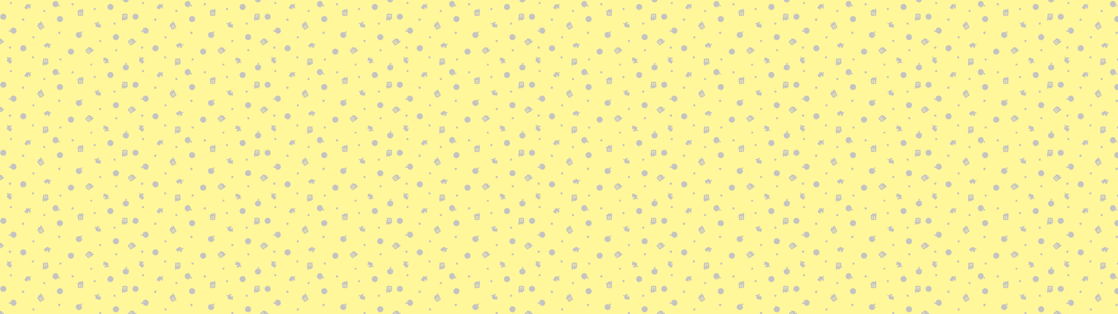 animal crossing new leaf pattern logo minimalism yellow dual monitors widescreen dualmonitor dualscreen 2k 4k