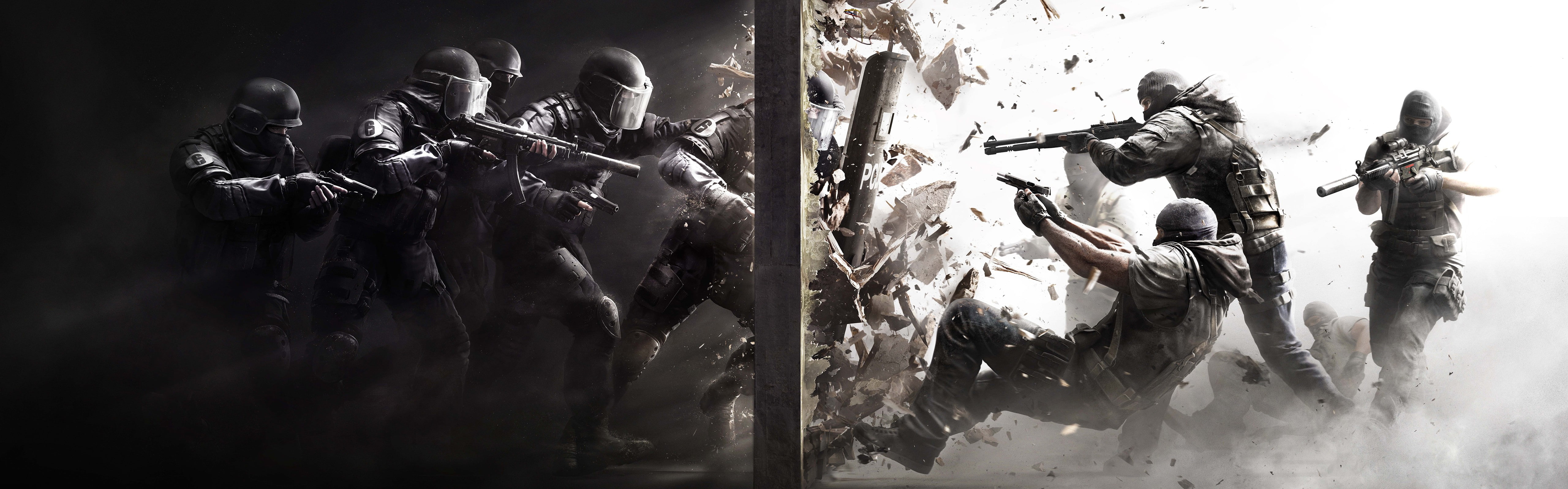 Dual Monitors Multiple Display Rainbow Six special Forces widescreen dualmonitor dualscreen 2k 4k 5k