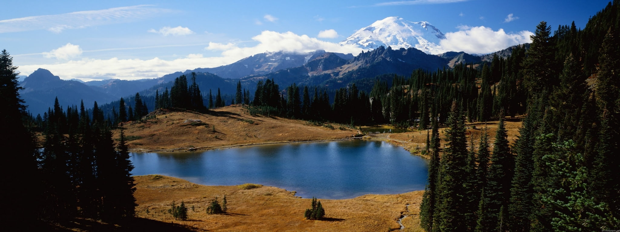 dual screen hd widescreen for laptop mountain scenics nature dualmonitor dualscreen 2k