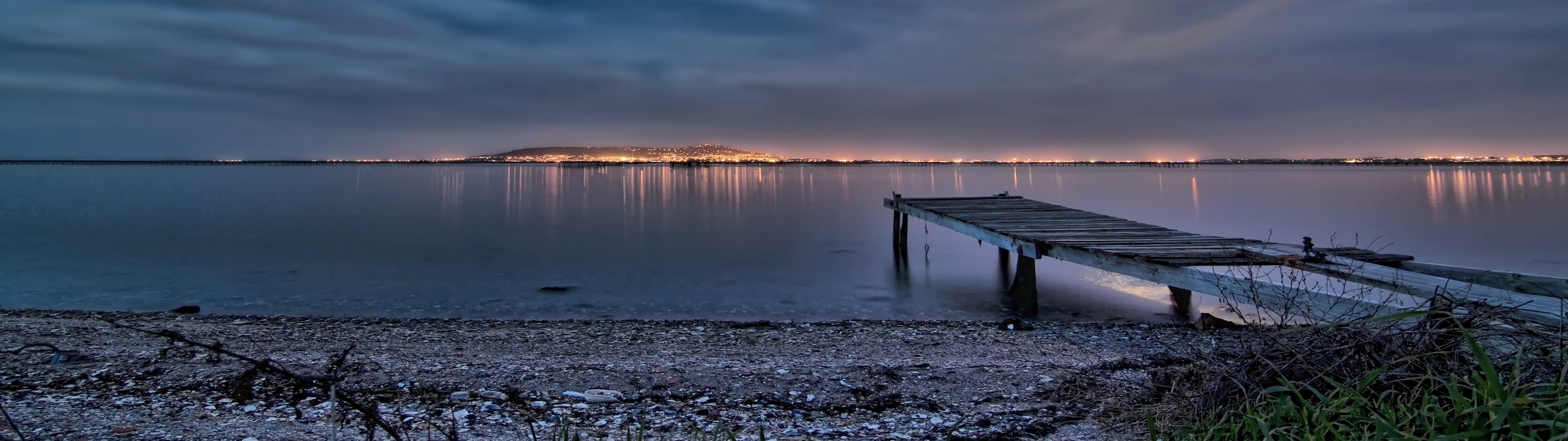 dual screen landscape nature water sky lake cloud widescreen dualmonitor dualscreen 2k 4k