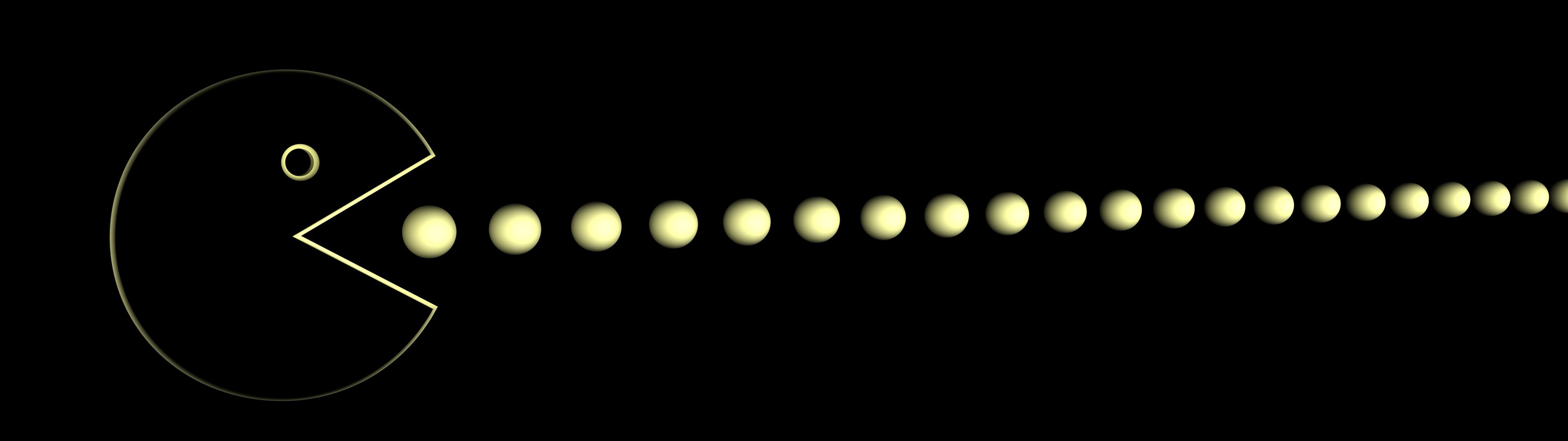 dual game monitor pacman screen widescreen dualmonitor dualscreen 2k 4k