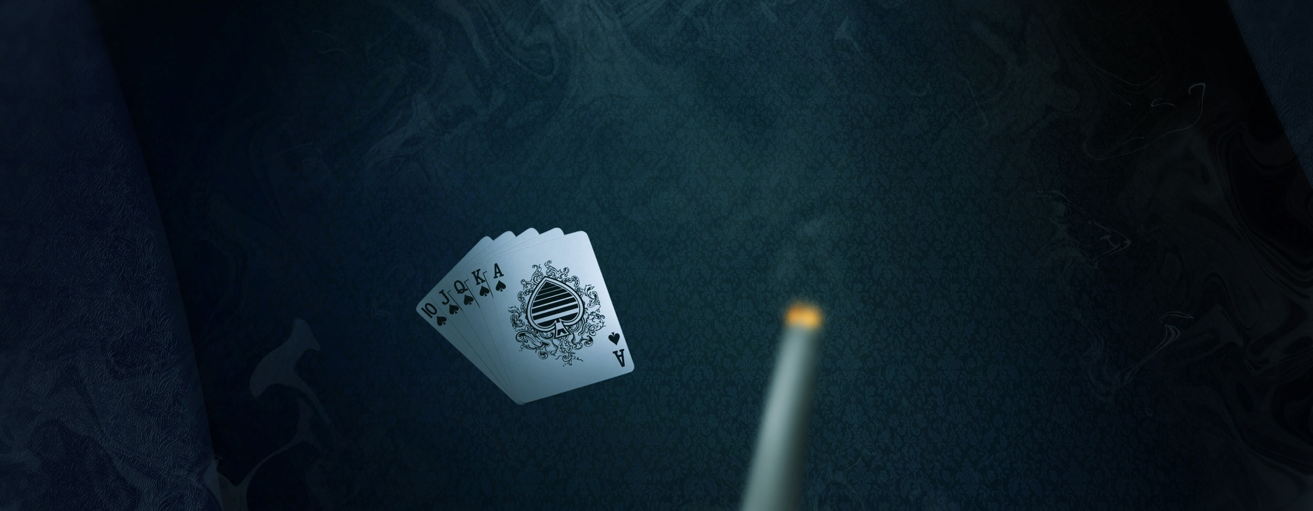 Royal Flush Dual Monitor royal flush card Games Poker nature widescreen dualmonitor dualscreen 2k