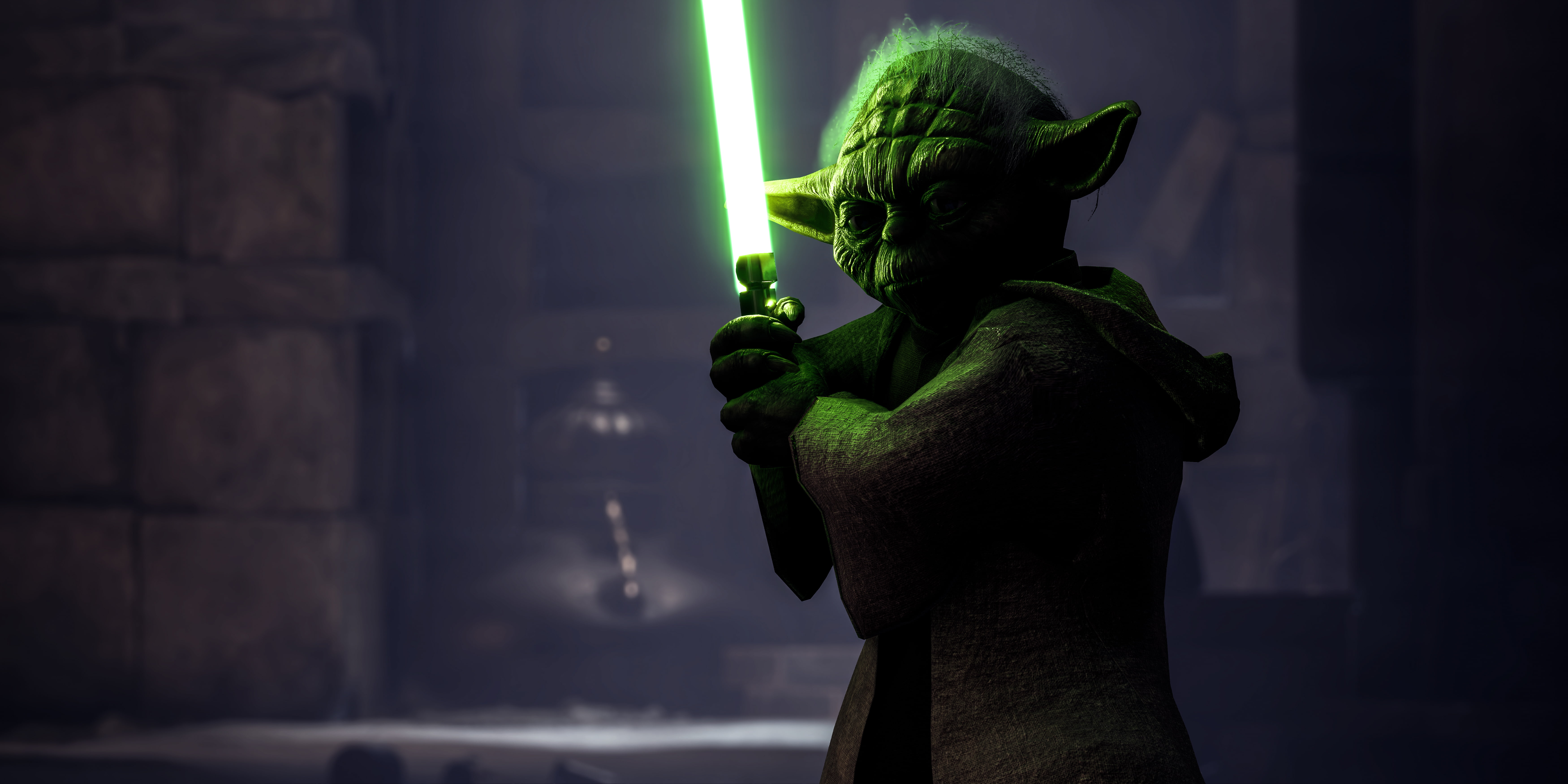 Star Wars Battlefront Yoda 2k 4k 5k