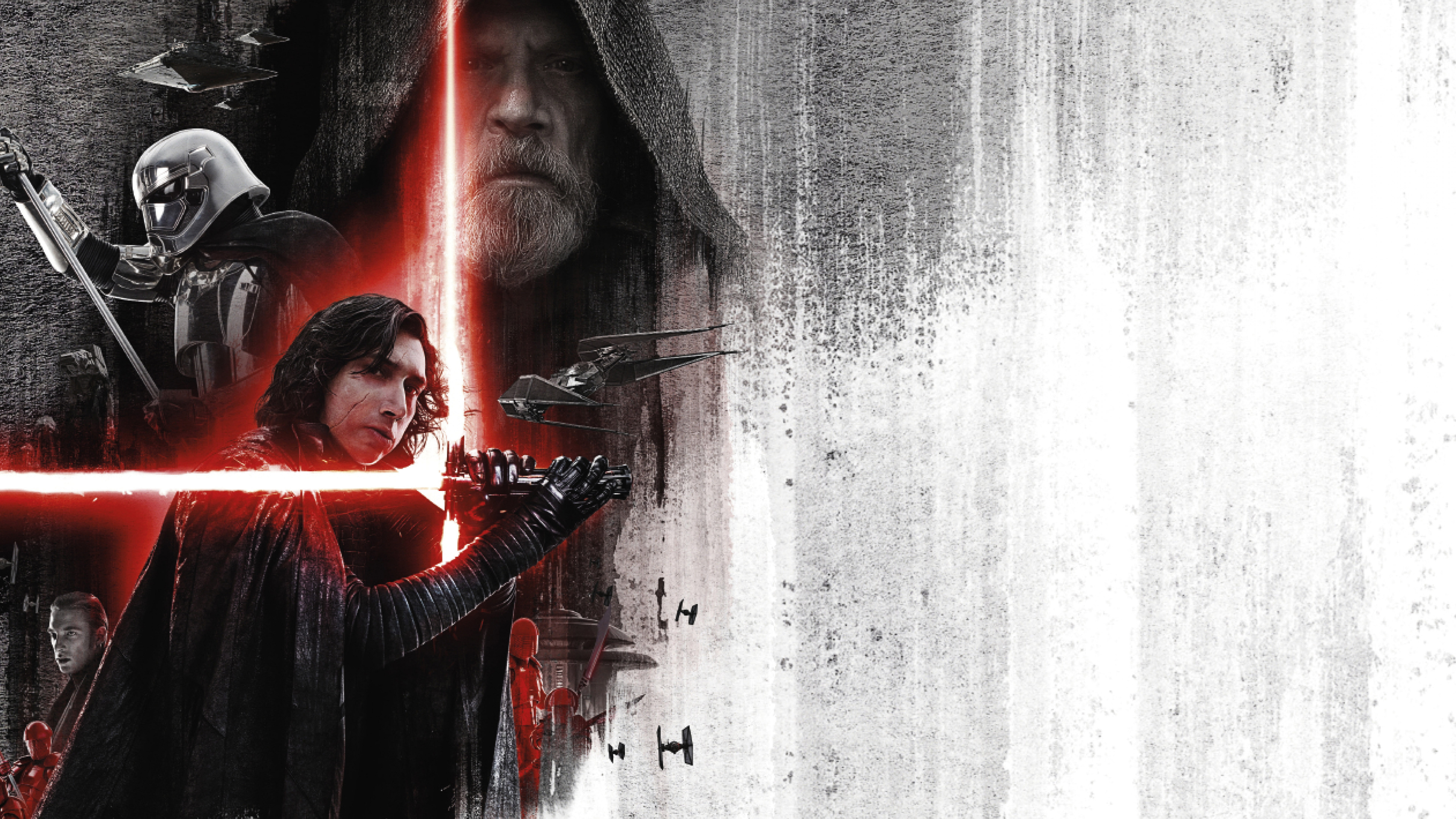 photo Star Wars digital wallpaper The Last Jedi Adam Driver 2k 4k 5k 8k