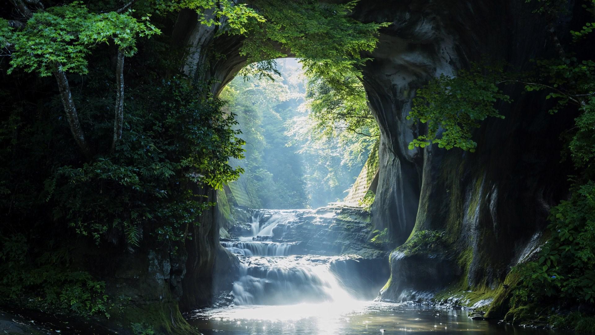 Kameiwa Cave Japan scenery landscape 2k
