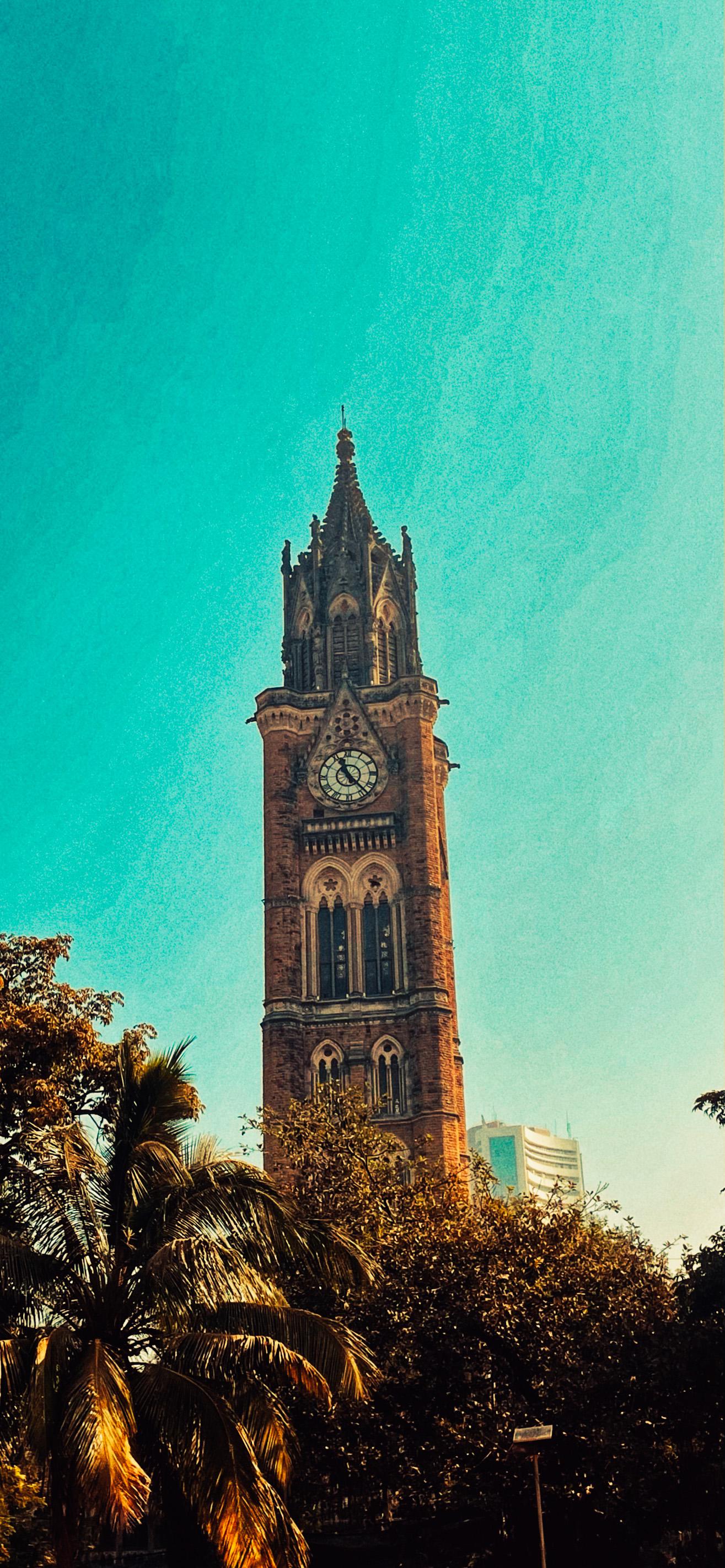 Mumbai Clock Tower mobile wallpaper hd