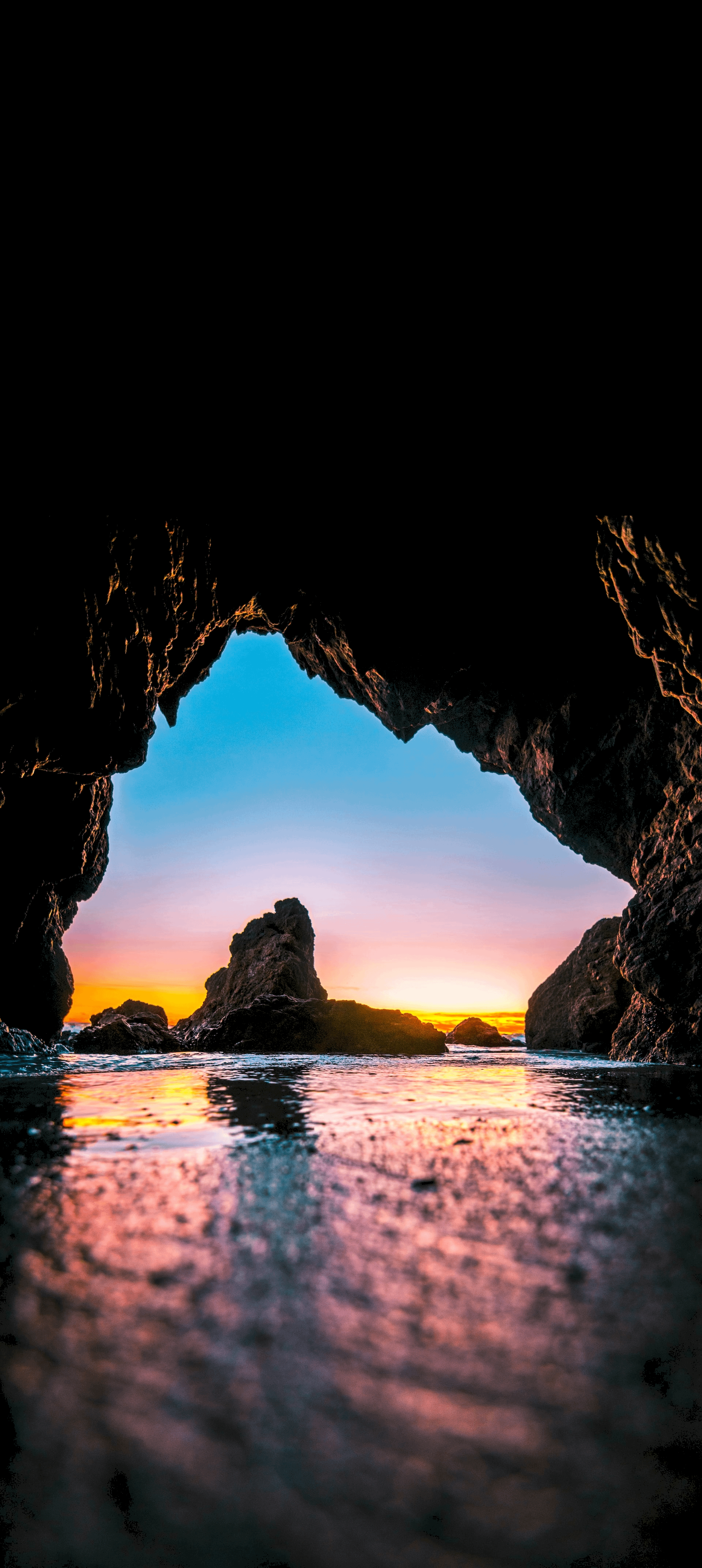 El Matador State Beach Malibu CA amoled background wallpaper 2k