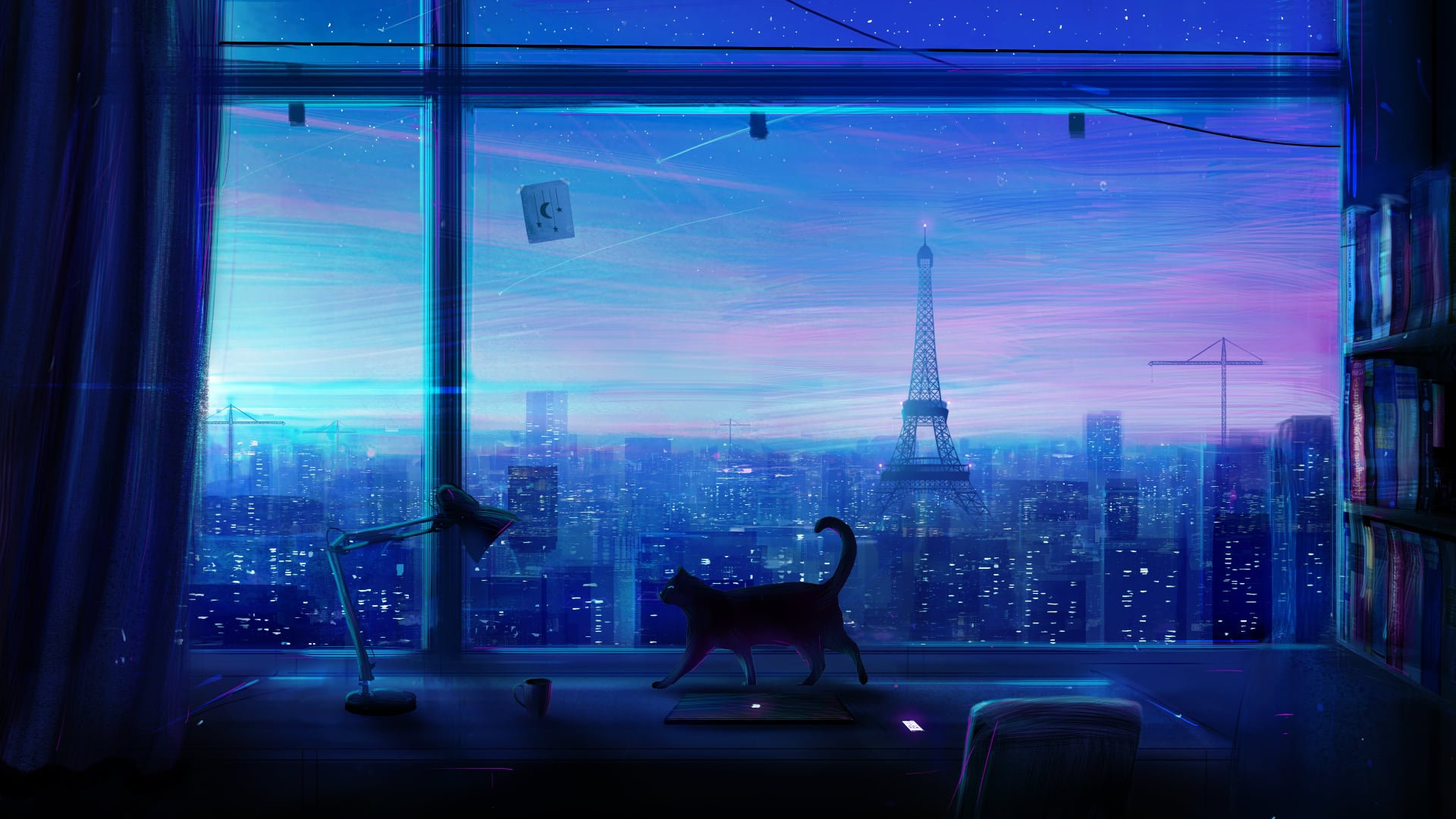 Cats city window 2k