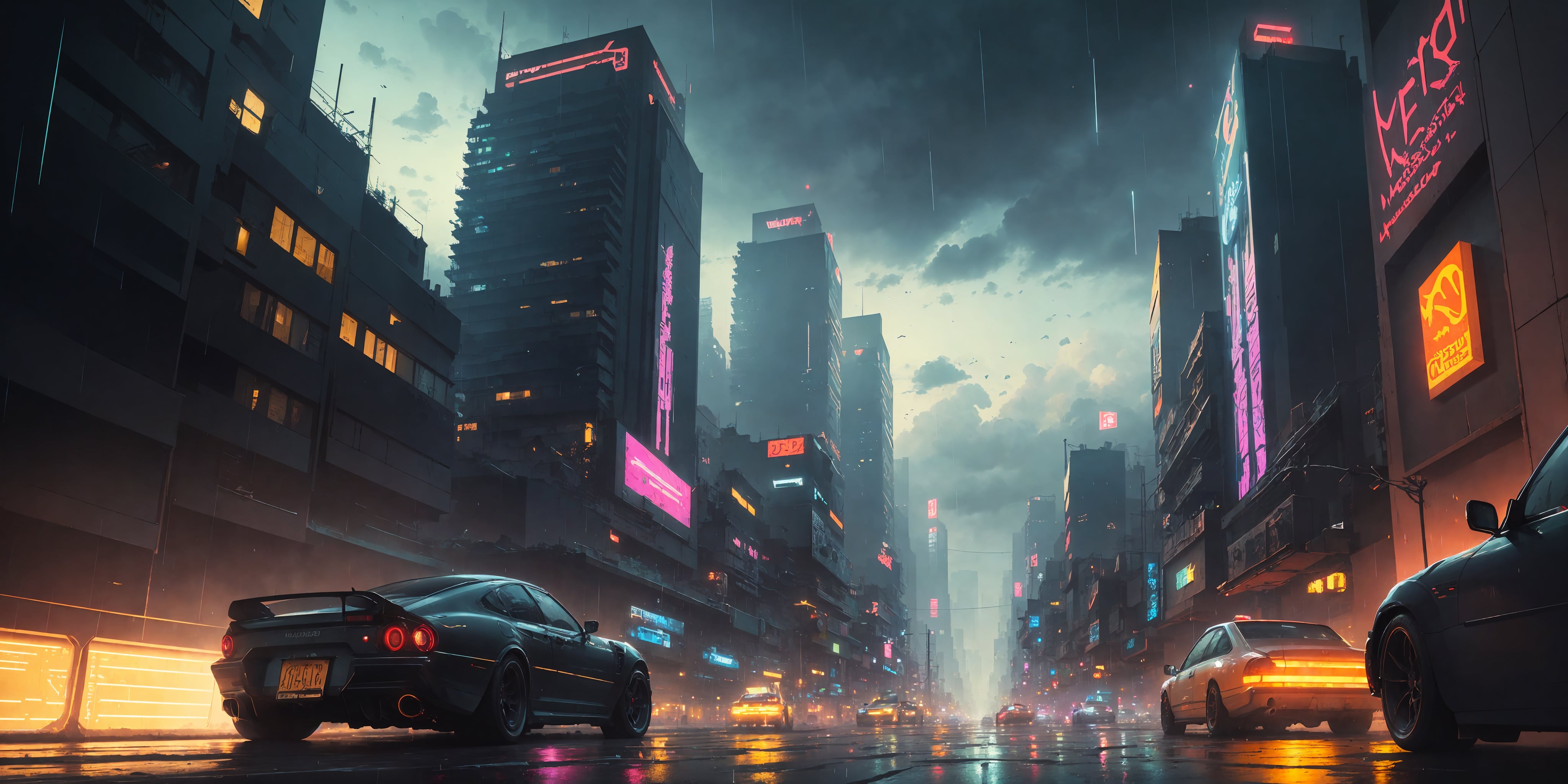 Night City cyberpunk 2k 4k