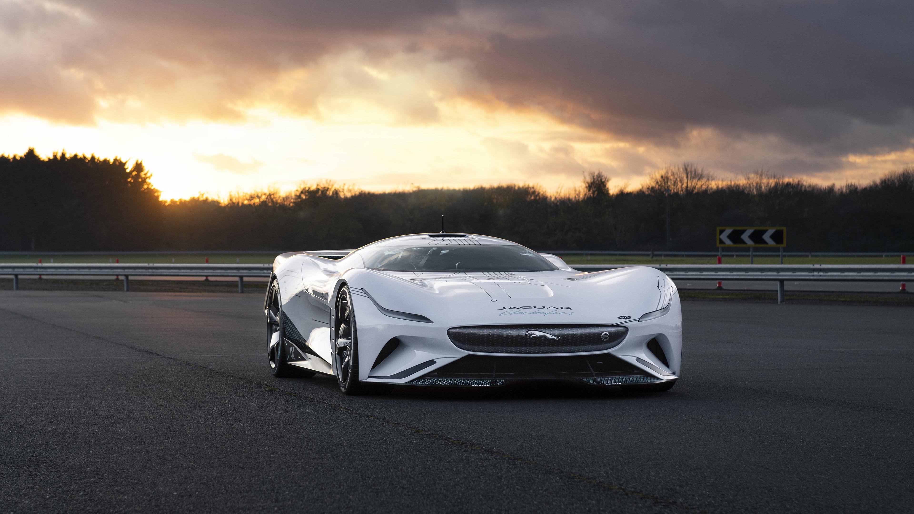 Jaguar Vision Gran Turismo SV Concept 2k 4k