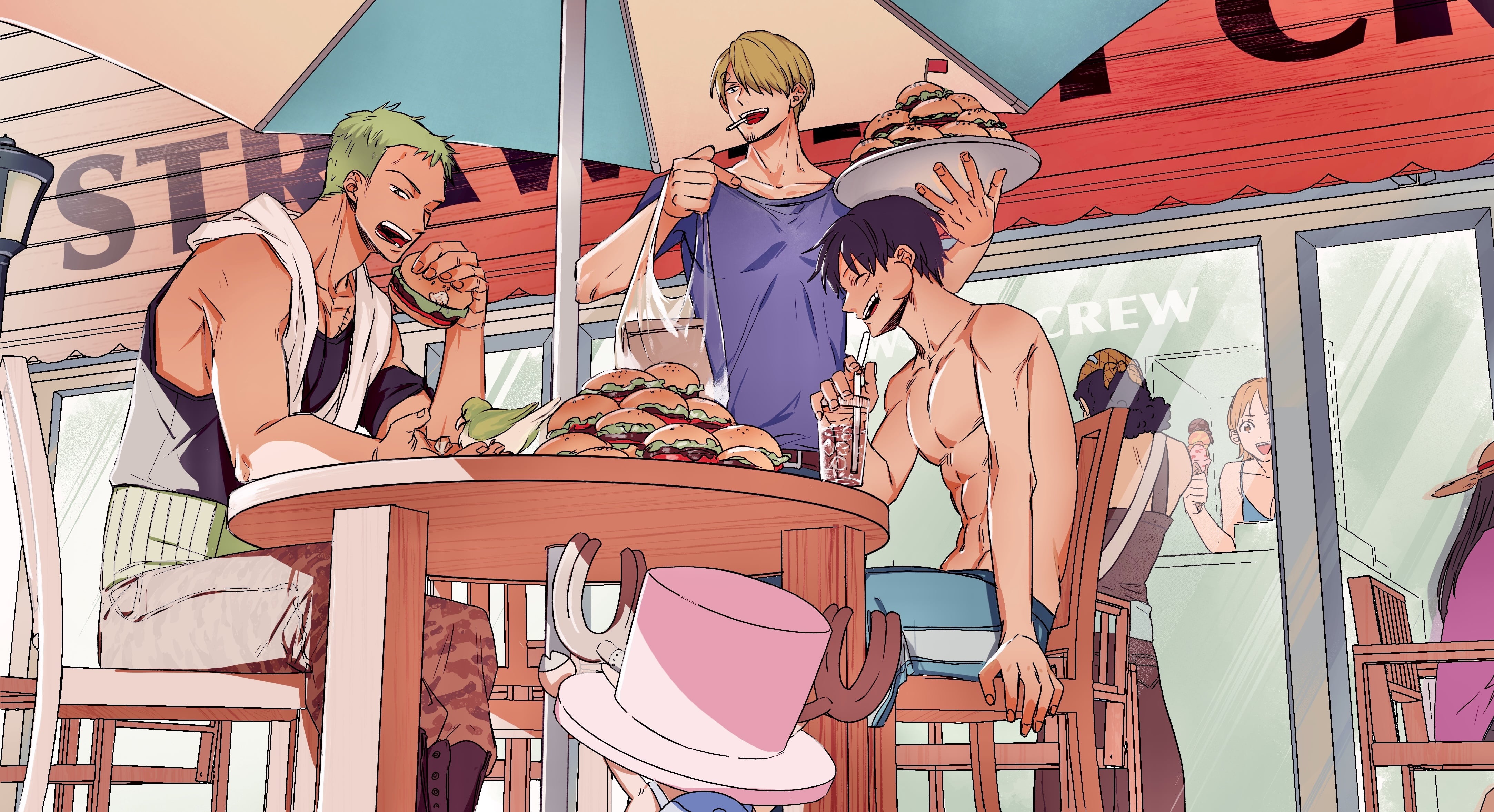 One Piece Nakamas anime 2k 4k