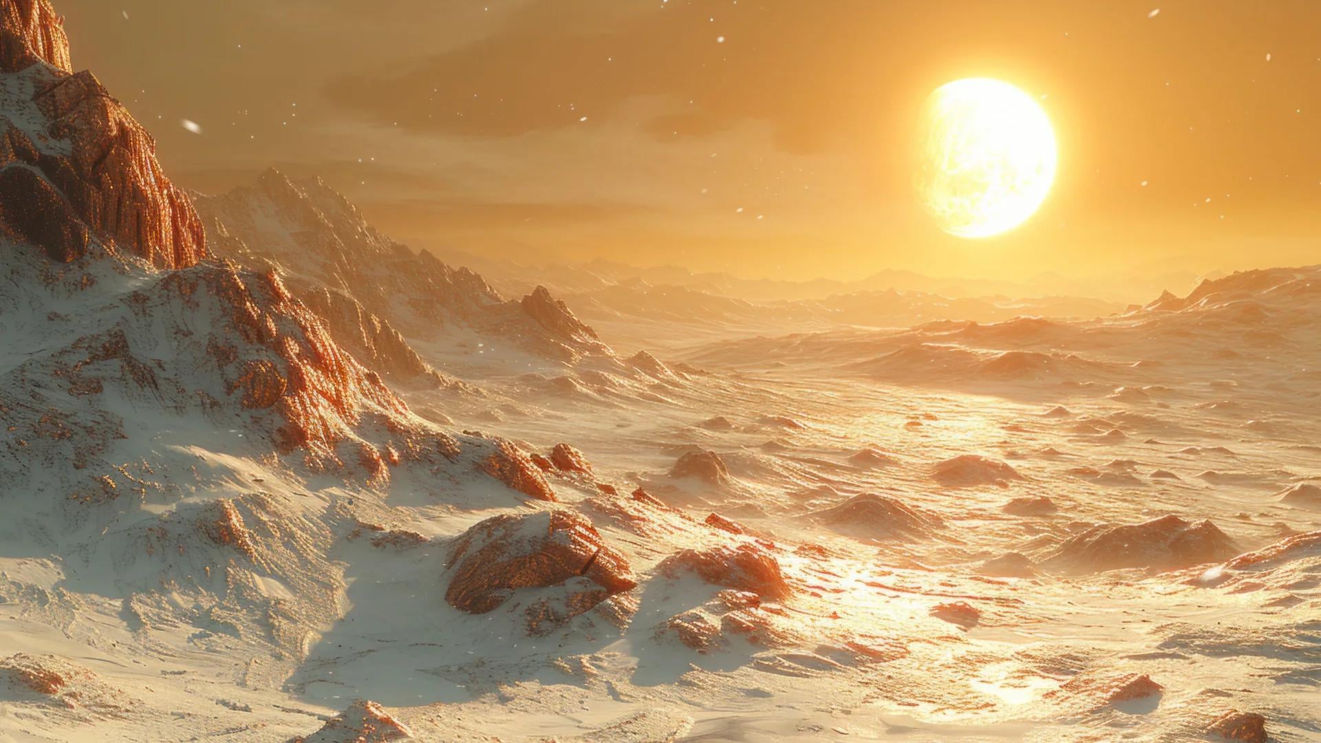 Hyper Realistic Alien Landscape 2k