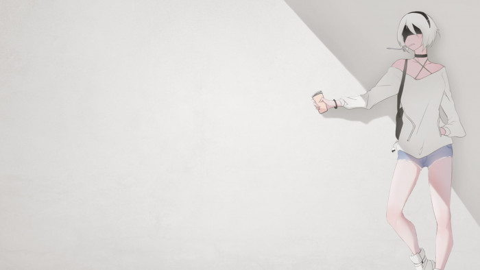 anime girls Android Game NieR Nier Automata illustration