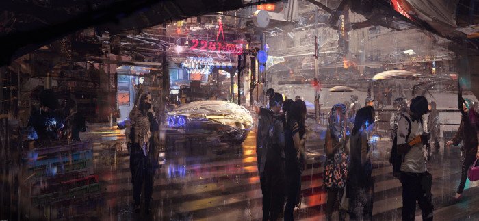 cyber cyberpunk science fiction fantasy art digital
