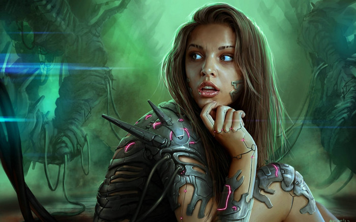 Cyber Dark Emo fetish girl Girls goth Gothic vampire