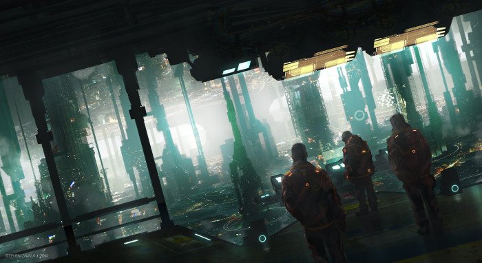 cyber fantasy art science fiction cyberpunk digital