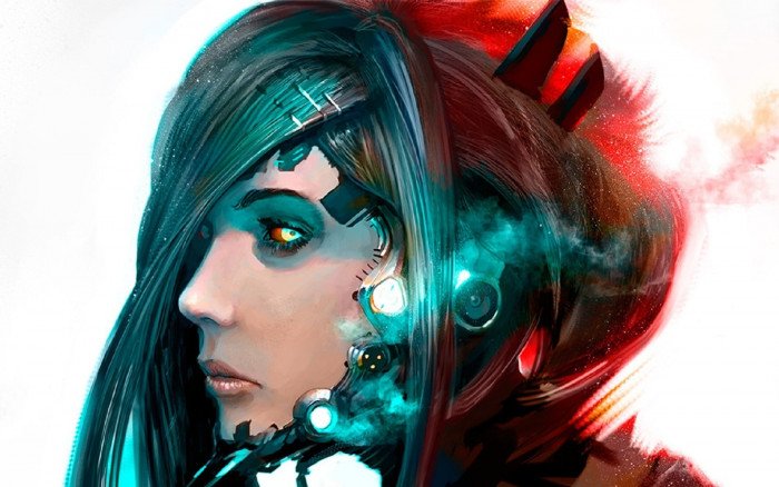 fantasy art cyber digital transhuman Art Fantasy HD