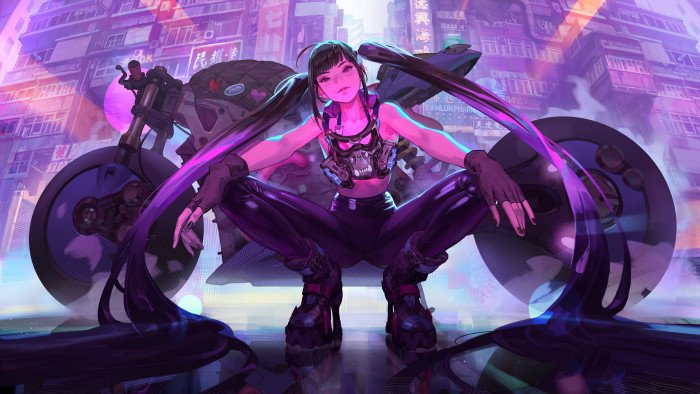 futuristic science fiction digital art concept artwork 2k