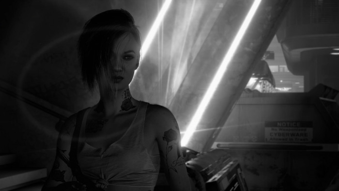 Judy Alvarez cyber cyberpunk Cyberpunk smoking