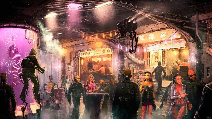 science fiction digital art concept artwork fantasy 2k