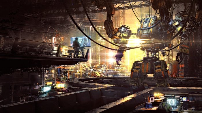 science fiction digital art concept artwork futuristic 2k