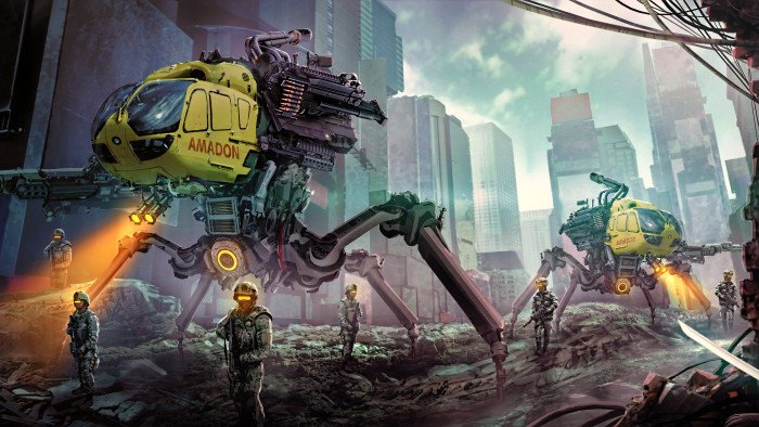 science fiction digital art concept artwork futuristic 2k