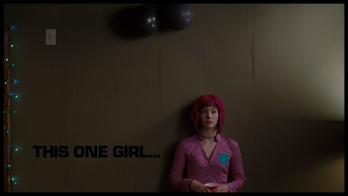cup looking away typography Ramona Flowers Mary Elizabeth Winstead