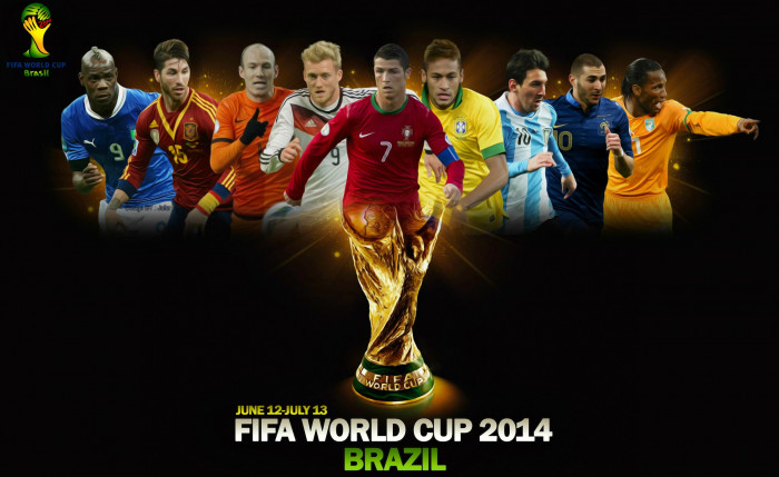 fifa world cup brazil football poster 2k
