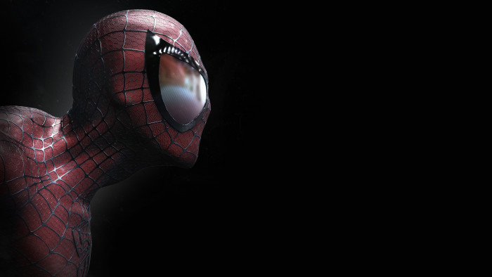 CGI Dark background Spider Man Black 2k 4k 5k