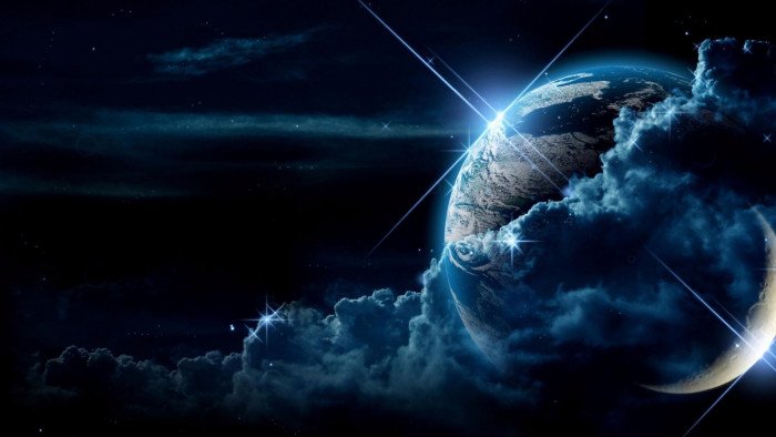 space wallpaper 2k