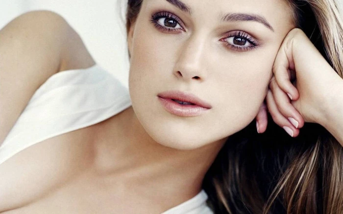 keira knightley white dress close up actress hollywood