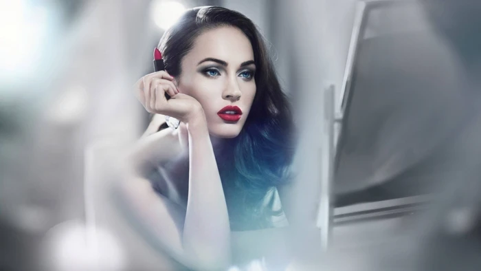 megan fox hd red lipstick actress hollywood