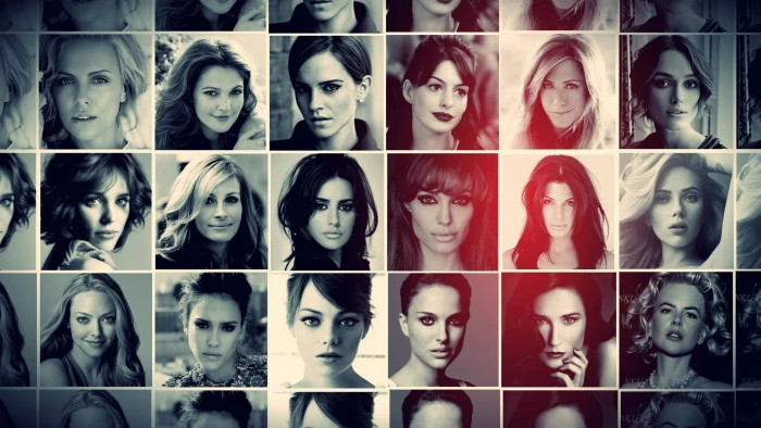 hollywood women celebrities collage actress 2k 4k 5k
