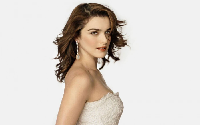 elegant rachel weisz white tube actress hollywood