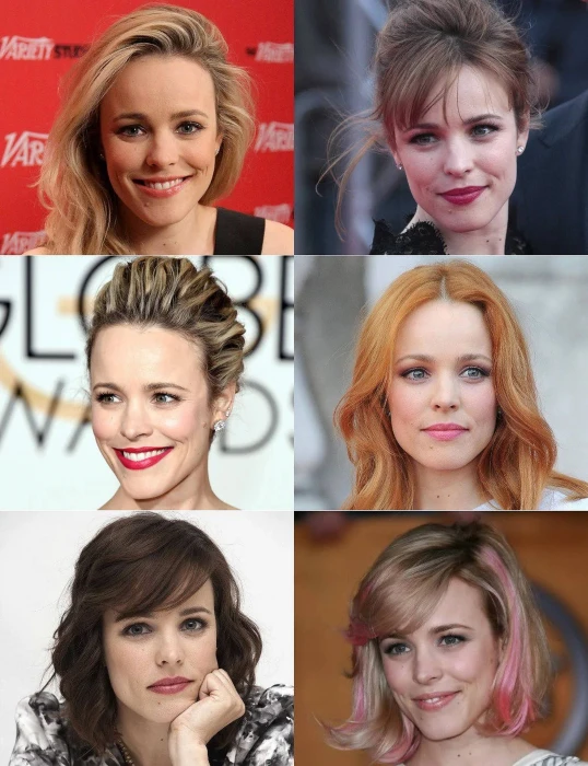 rachel mcadams hairstyles collage actress hollywood 2k