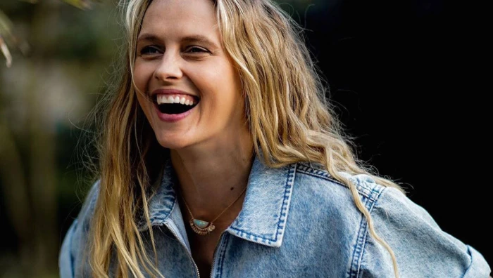 joyful look of teresa palmer actress hollywood