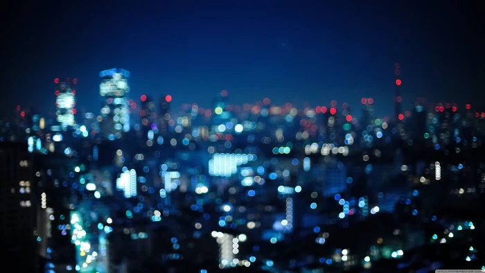 Tokyo Japan Bokeh City 2k