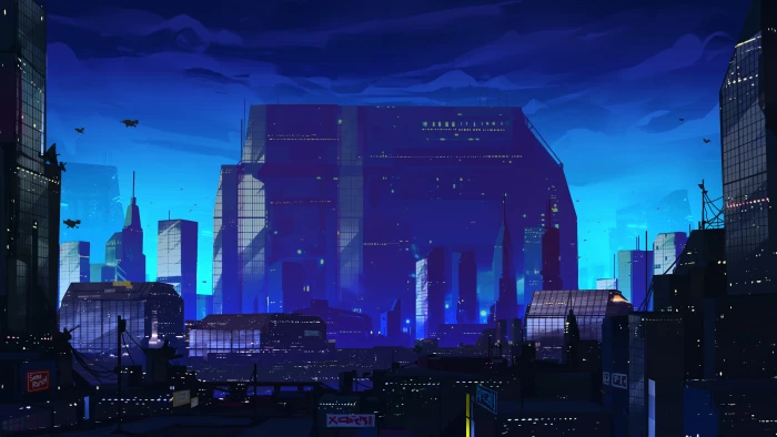 Futuristic city 2k