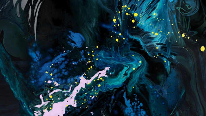 abstract colorful iPad Pro dark 2k