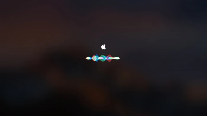 Apple logo dark mac os siri backgrounds abstract vector 2k 4k 5k