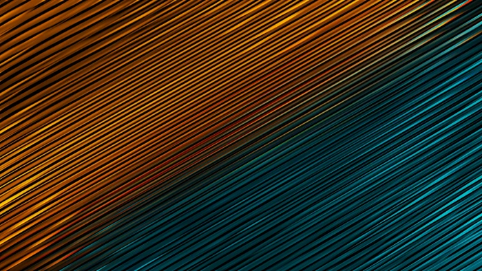 blue and orange digital wallpaper lines art colorful 2k
