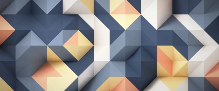 blue and white wallpaper abstract low poly triangle shape 2k