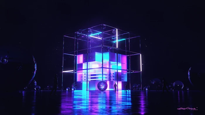 digital art artwork night landscape architecture 91