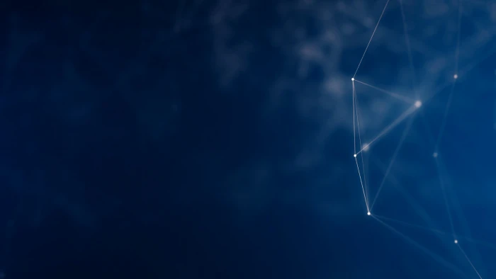 geometry cyberspace digital art blue lines abstract cloud sky 2k 4k 5k