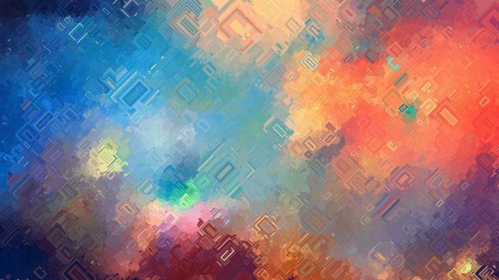 orange blue and green digital wallpaper abstract colorful