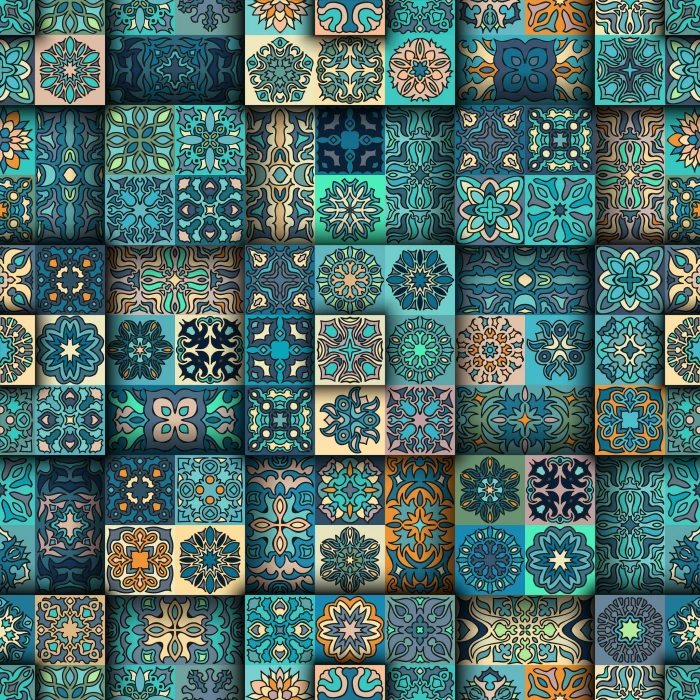 texture pattern abstract colorful digital art 2k