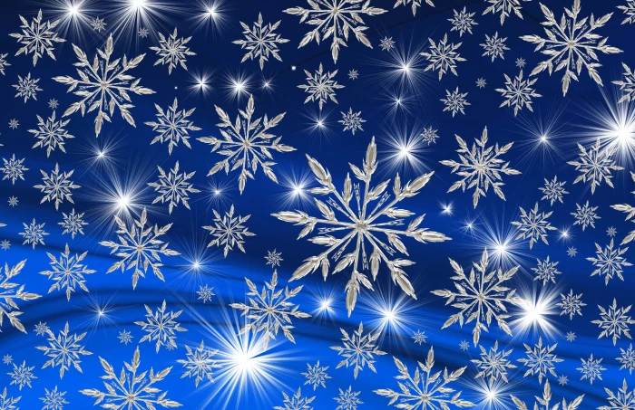 silver snowflakes wallpaper art christmas new year winter 2k